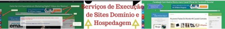 SERVIÇOS DE HOSPEDAGEM, SERVIÇOS DE DOMÍNIO, FAÇO SEU SITE, SERVIÇOS DE EXECUÇÃO DE SITES